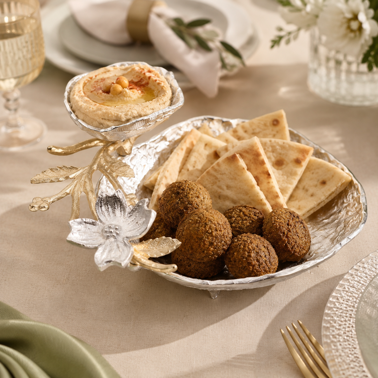 Bloom Raised Dip Platter