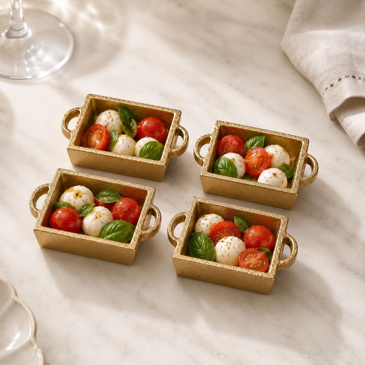 Aurelia Mini Tapas Plates - Set of 4
