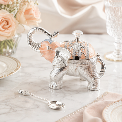 Regal Elephant Jar Peach - Hero